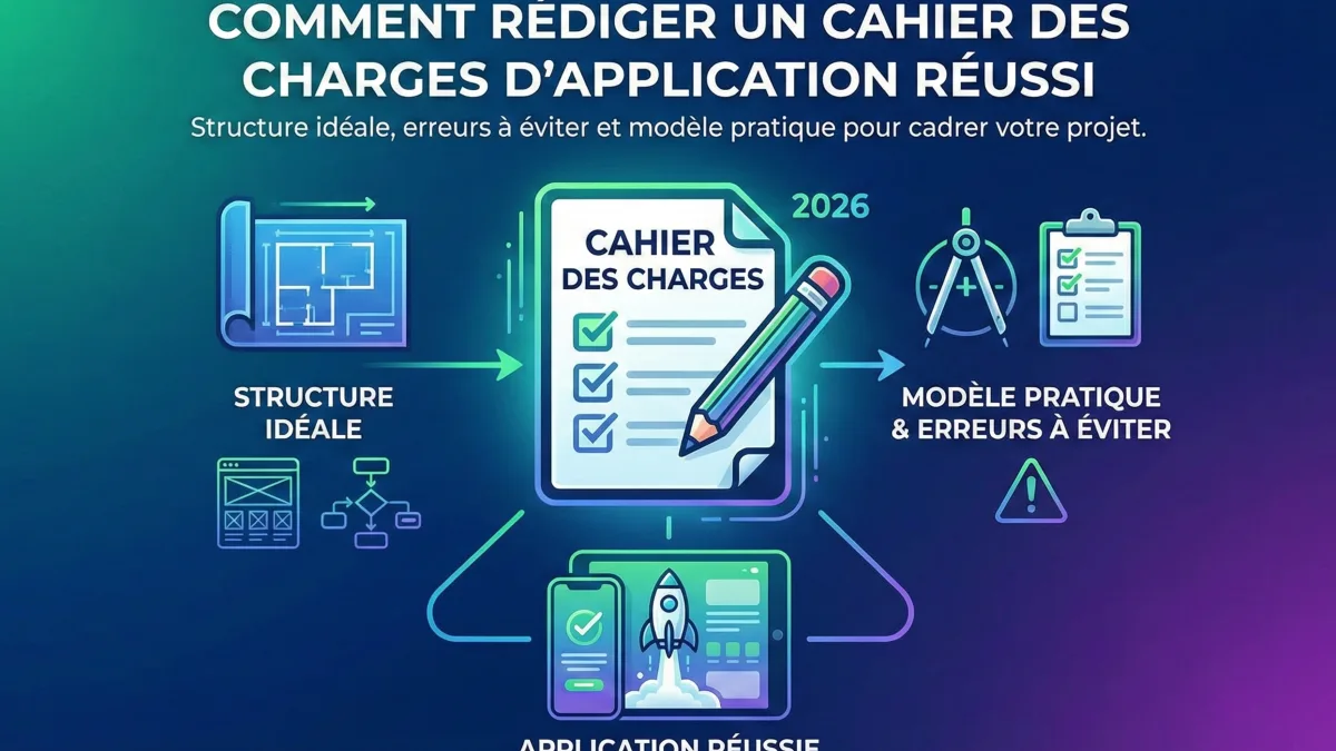 Modèle de cahier des charges pour une application mobile ou web, illustration d'un article du blog d'EPREYN, développeur d'applications à Perpignan